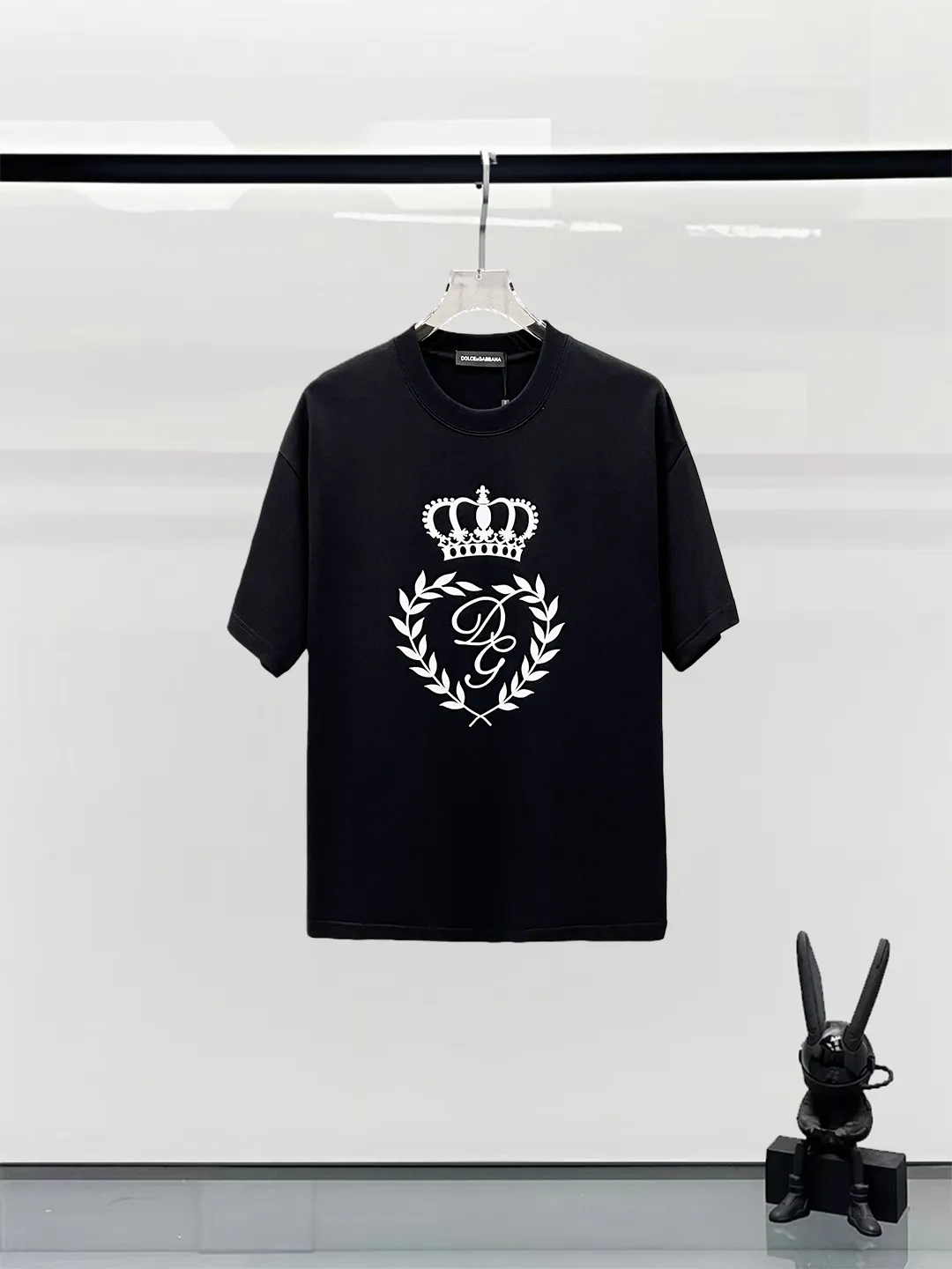 110👍DG logo Logo Same Style T Versatile ( ) : Black White Size：S M L XL